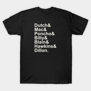 Predator Names T-Shirt